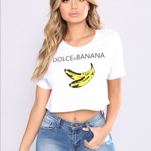 [NEW] White Crop top Tee